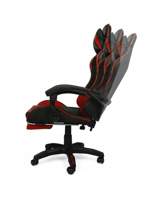 "STERNHOFF SDH" raudona/juoda žaidimų kėdė