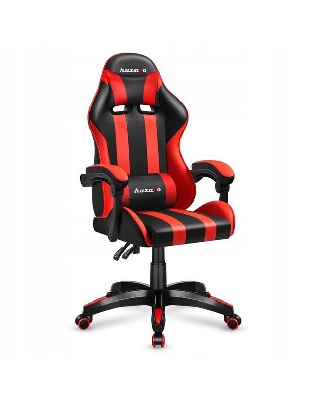 "HUZARO" raudona/juoda žaidimų kėdė