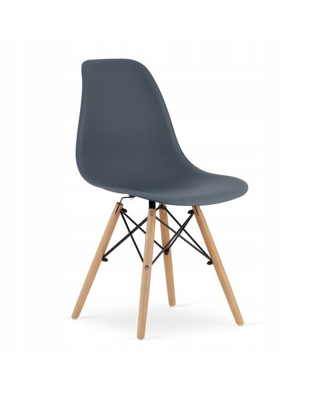 „Muf-Art 3604“ kėdė 54x46x81 cm pilka