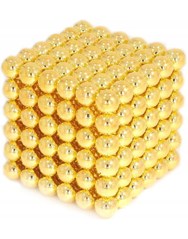 NeoCube magnetiniai rutuliukai 216vnt aukso spalvos 