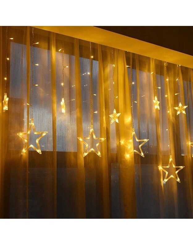 "STAR LIGHT" šiltų spalvų LED girlianda 2,5 m