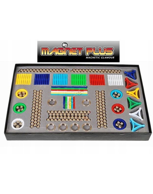 "MAGNESTIX" magnetinis lavinamasis žaidimas 560 elementų