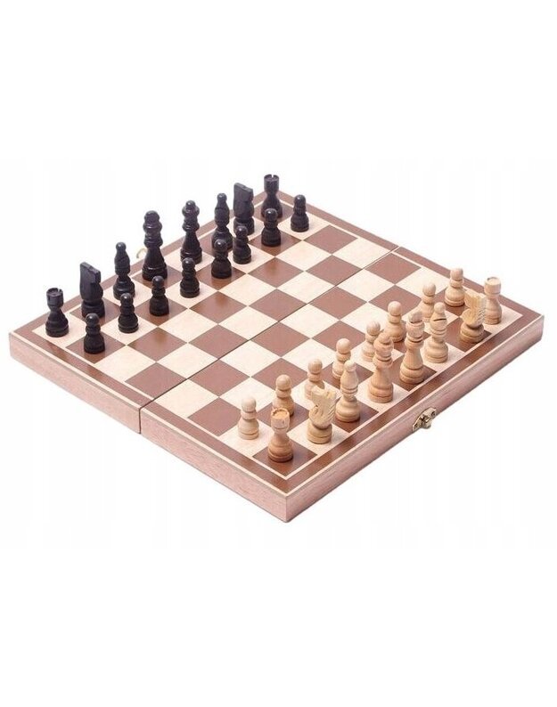Mediniai šachmatai 34X34