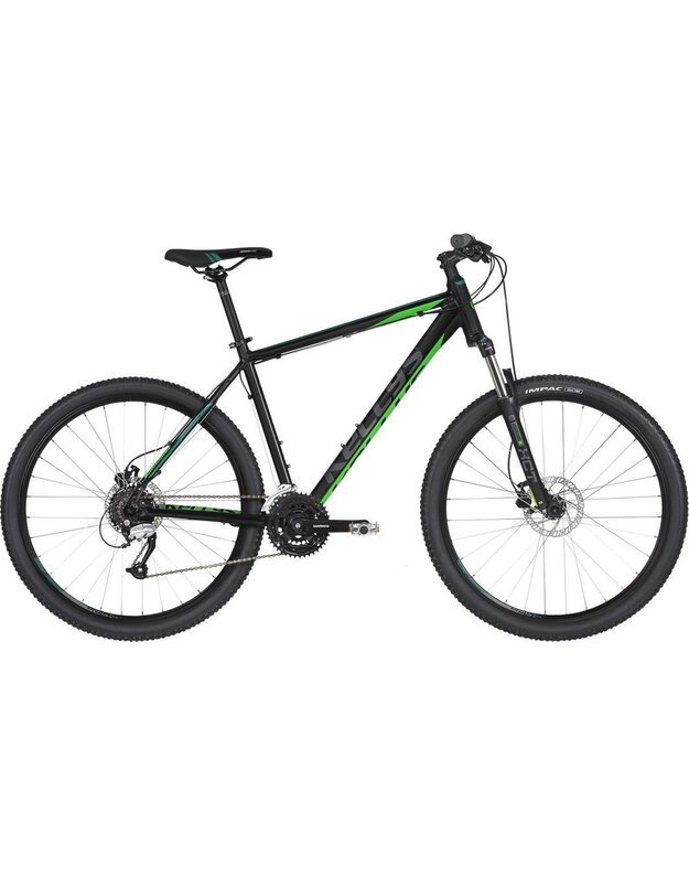 Kellys MADMAN 50 juodai žalias 27,5 XS universalus dviratis