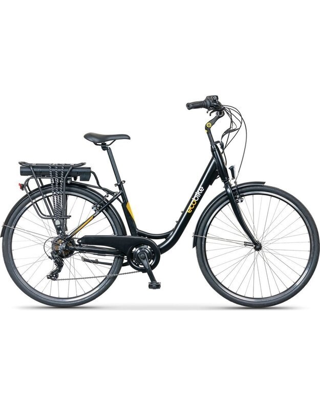 „EcoBike E-Bike Basic“ juodas