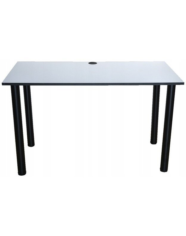 SmartDesk baltas/juodas kompiuterio stalas 120x75x60 cm