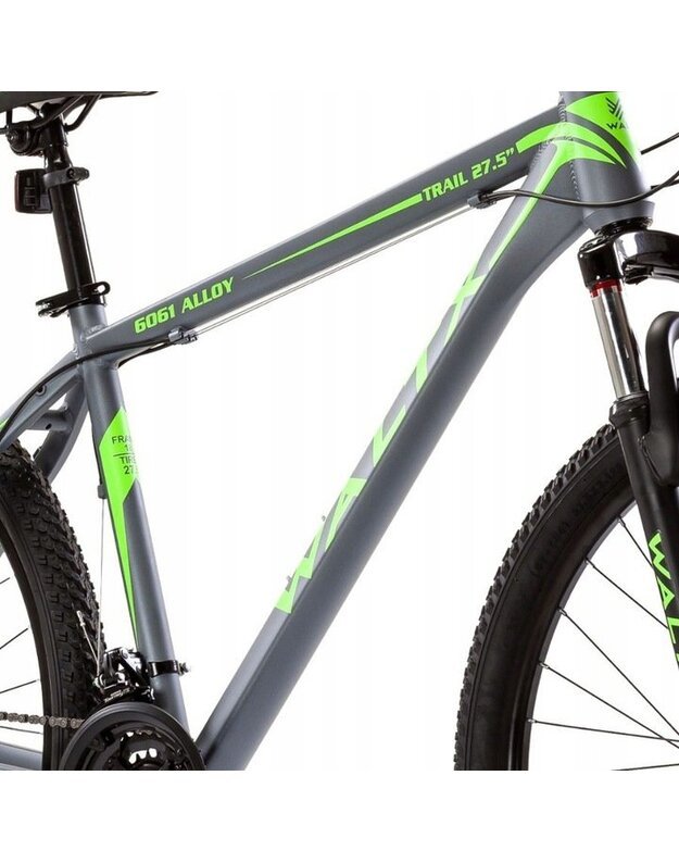 WALTX WX04 pilkas/žalias kalnų dviratis 18 colių