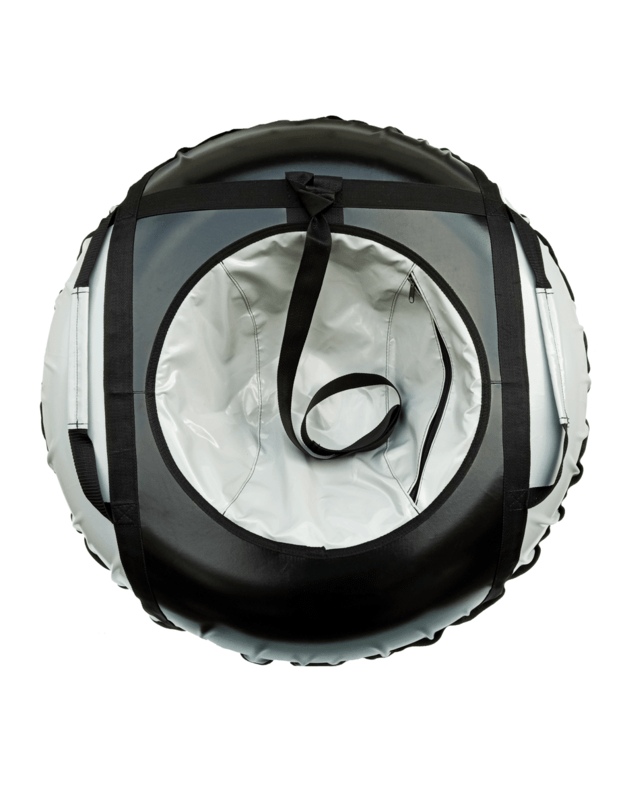 Slidinėjimo ratas SANRO SNOW TUBE 110cm, juodai-pilka
