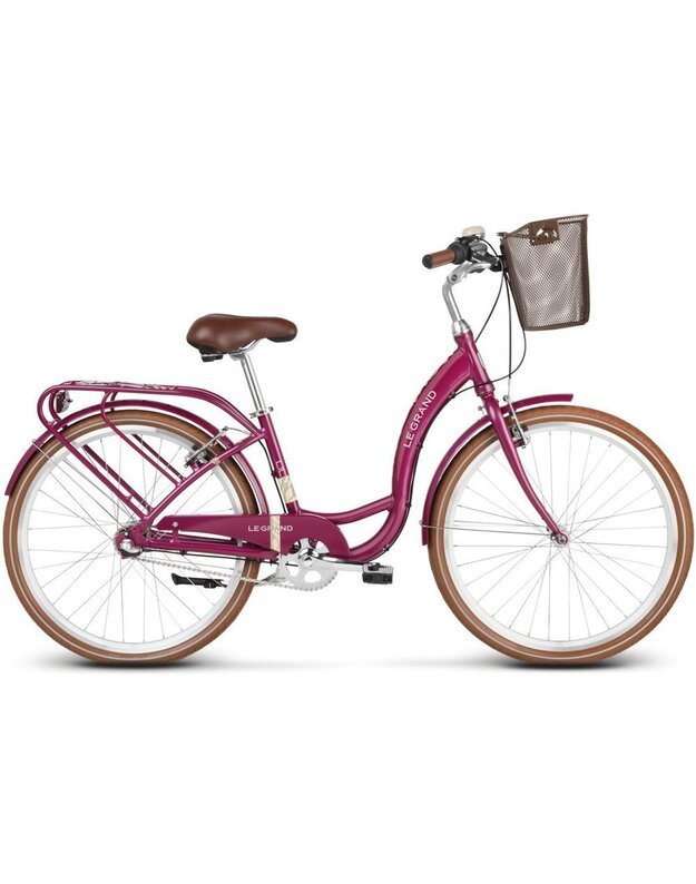 Le Grand LILLE 3 26 (M17 ") dviratis rožinis blizgus