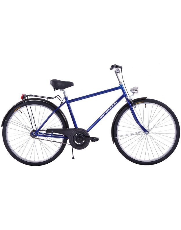 Vyriškas miesto dviratis 28 Universal Retro blue