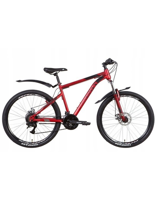 MTB Velotrade DISCOVERY 18 colių raudonas kalnų dviratis