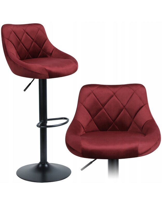 "Swan" raudona baro kėdė