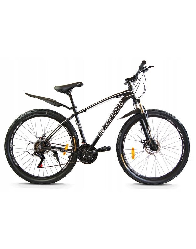 MTB HURTEX EXOTIC juodas 17,5 colio kalnų dviratis