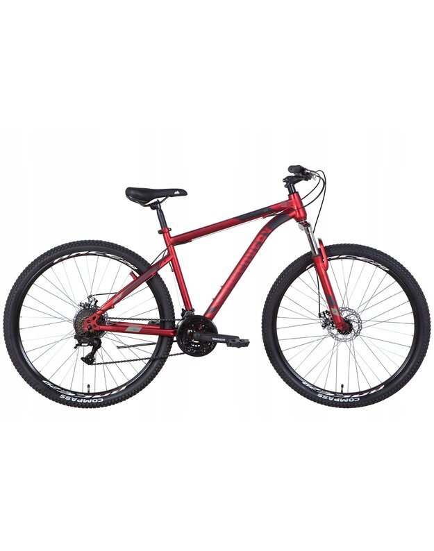 MTB Velotrade DISCOVERY 19 colių raudonas kalnų dviratis