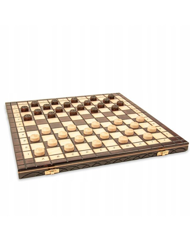 STUPOL CAPABLANES šachmatai + šaškės 40x40 cm