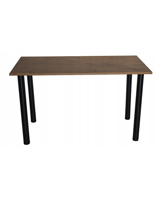 SmartDesk rudas/juodas kompiuterio stalas 120x75x60 cm