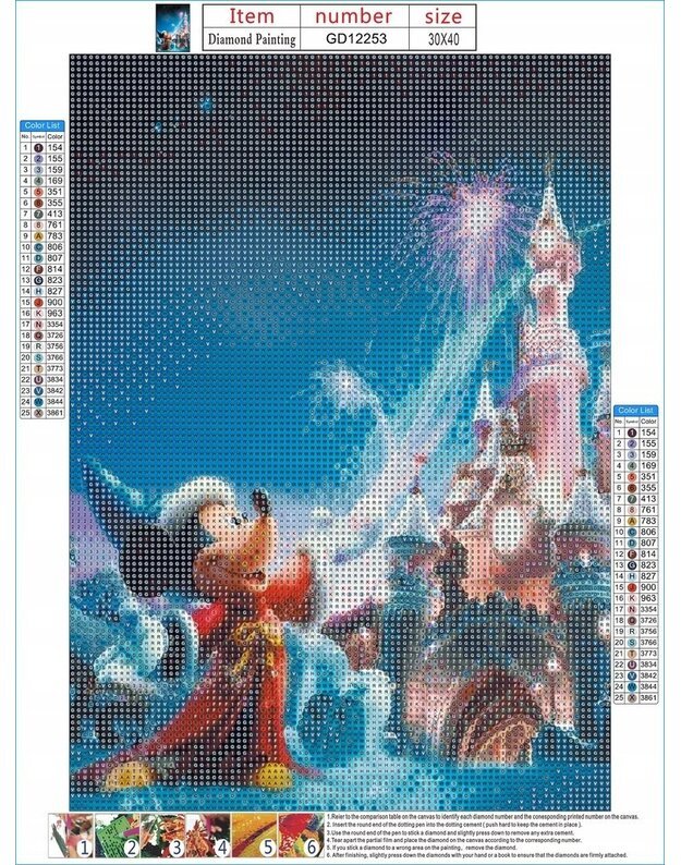 Deimantinė mozaika 5D Peliukas Mikis