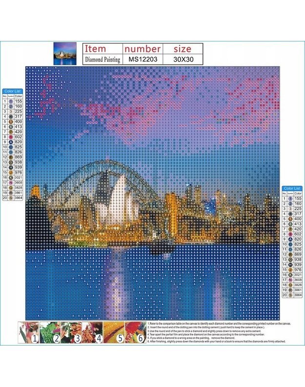 Deimantinė mozaika 5D Sidnėjus