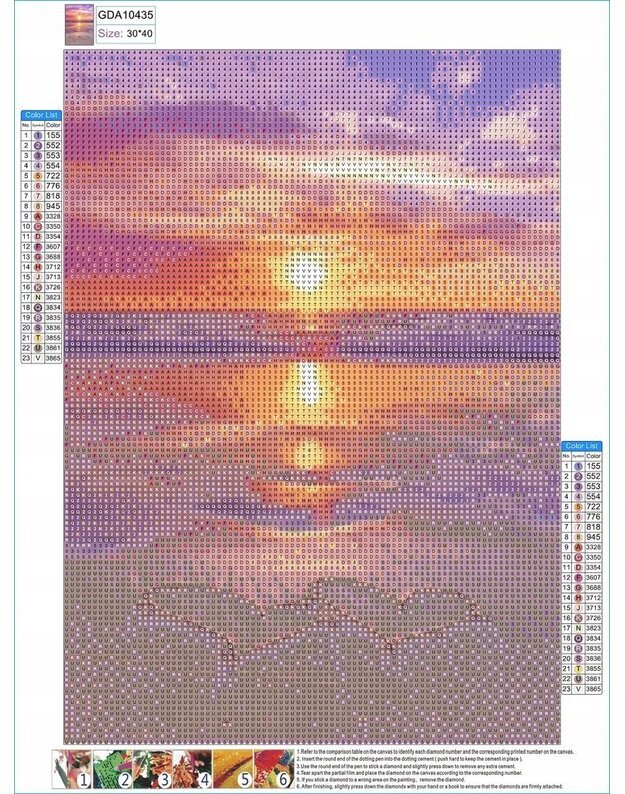 Deimantinė mozaika 5D Paplūdimys