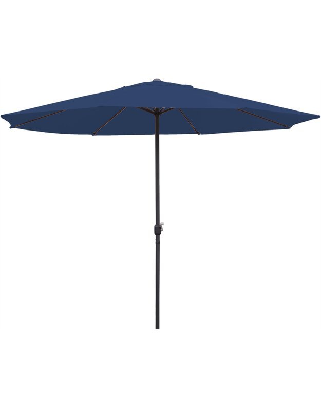 Mėlynas sulankstomas sodo skėtis 400 cm