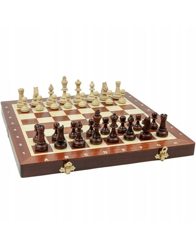 STAUNTON mediniai šachmatai 40x40 cm