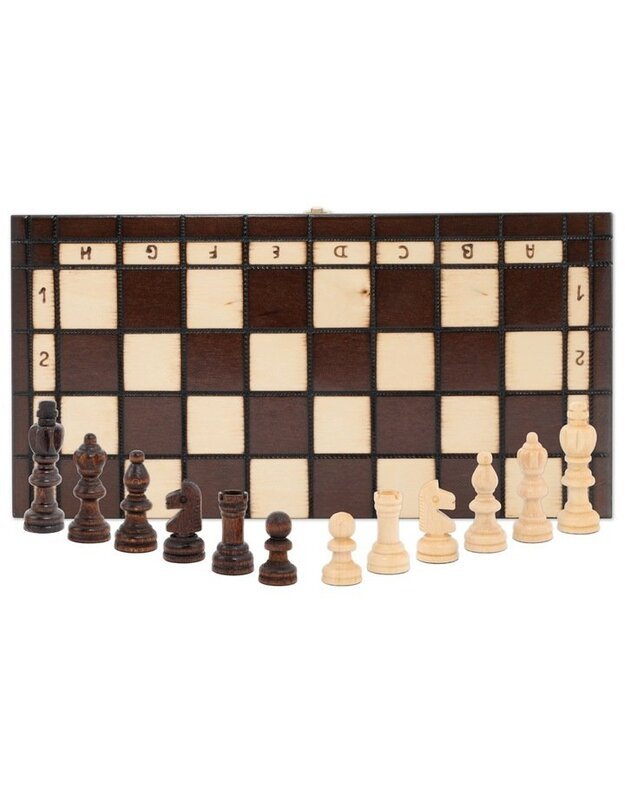 Olimpiniai mediniai šachmatai 35x35 cm