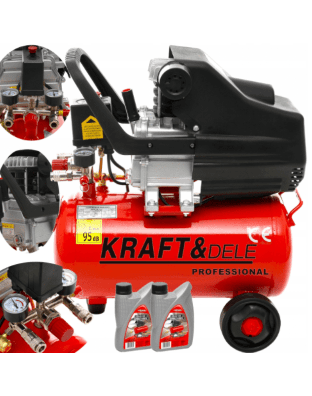 Kraft & Dele KD400 + 2x853 oro kompresorius